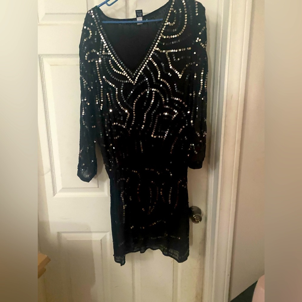 Sparkle black dress